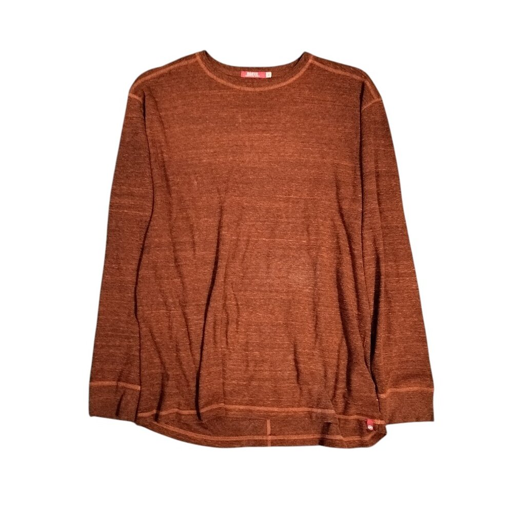 AGAVE Copper long-sleeve knit shirt, American-made